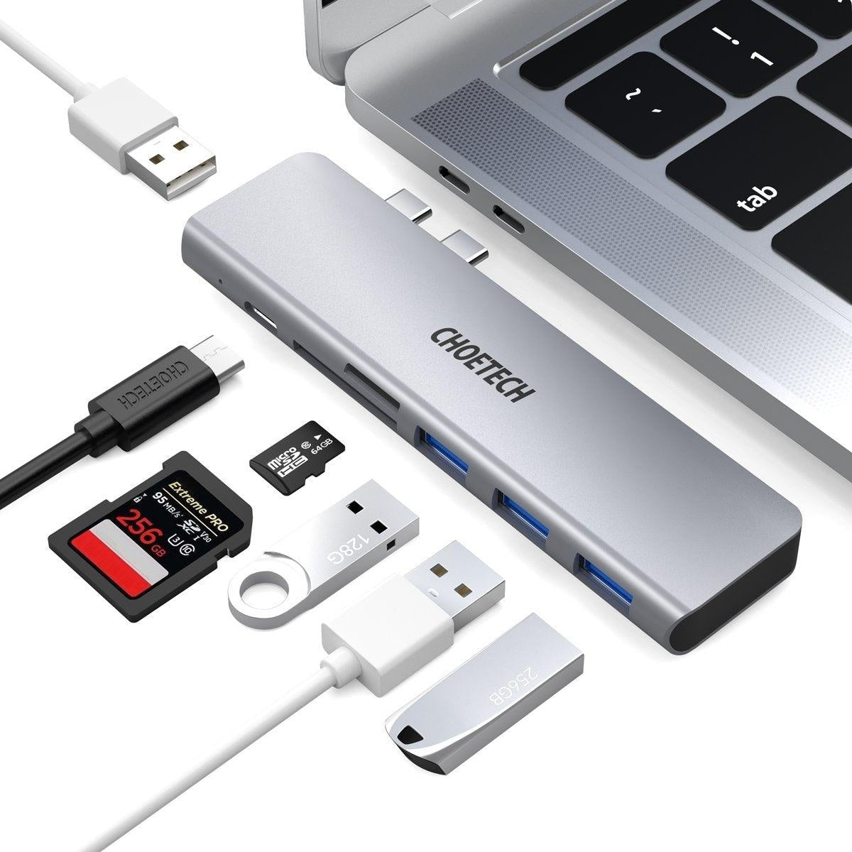 CHOETECH HUB-M23 7-in-1 MacBook Pro USB Adapter Deals499