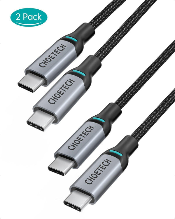 CHOETECH MIX00073 (XCC-1002 x2) 100W USB-C Braided Fast Charging Cable 1.8M 2 Pack Deals499