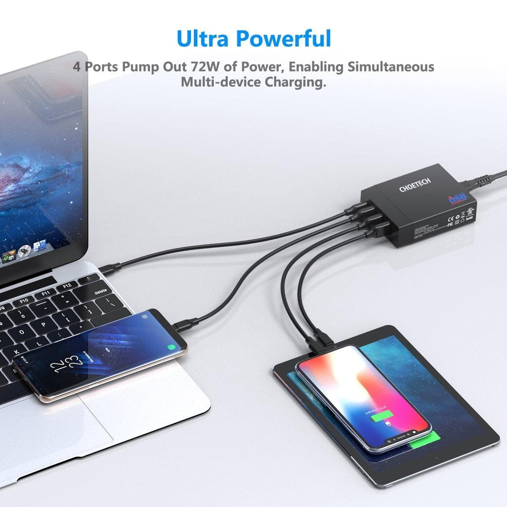 CHOETECH PD72 Power Delivery Charger Deals499