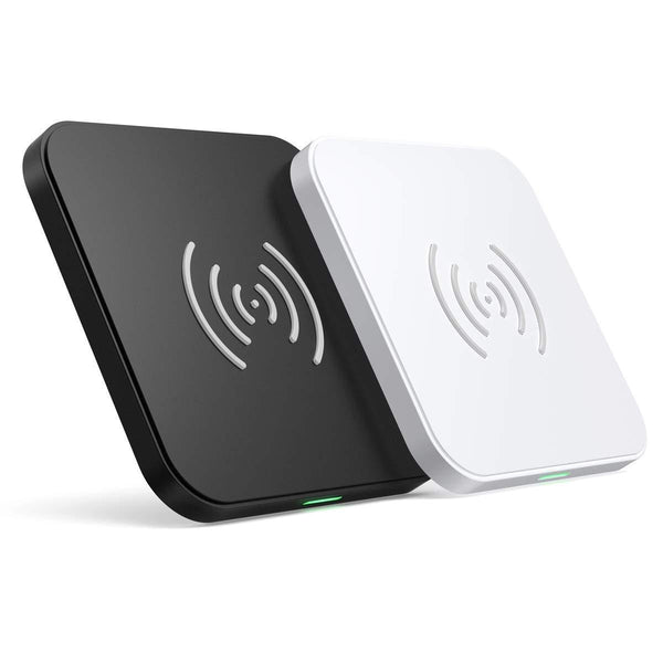 CHOETECH T511BW Qi Certified Fast Wireless Charging Pad Black And White 2 Pack Deals499