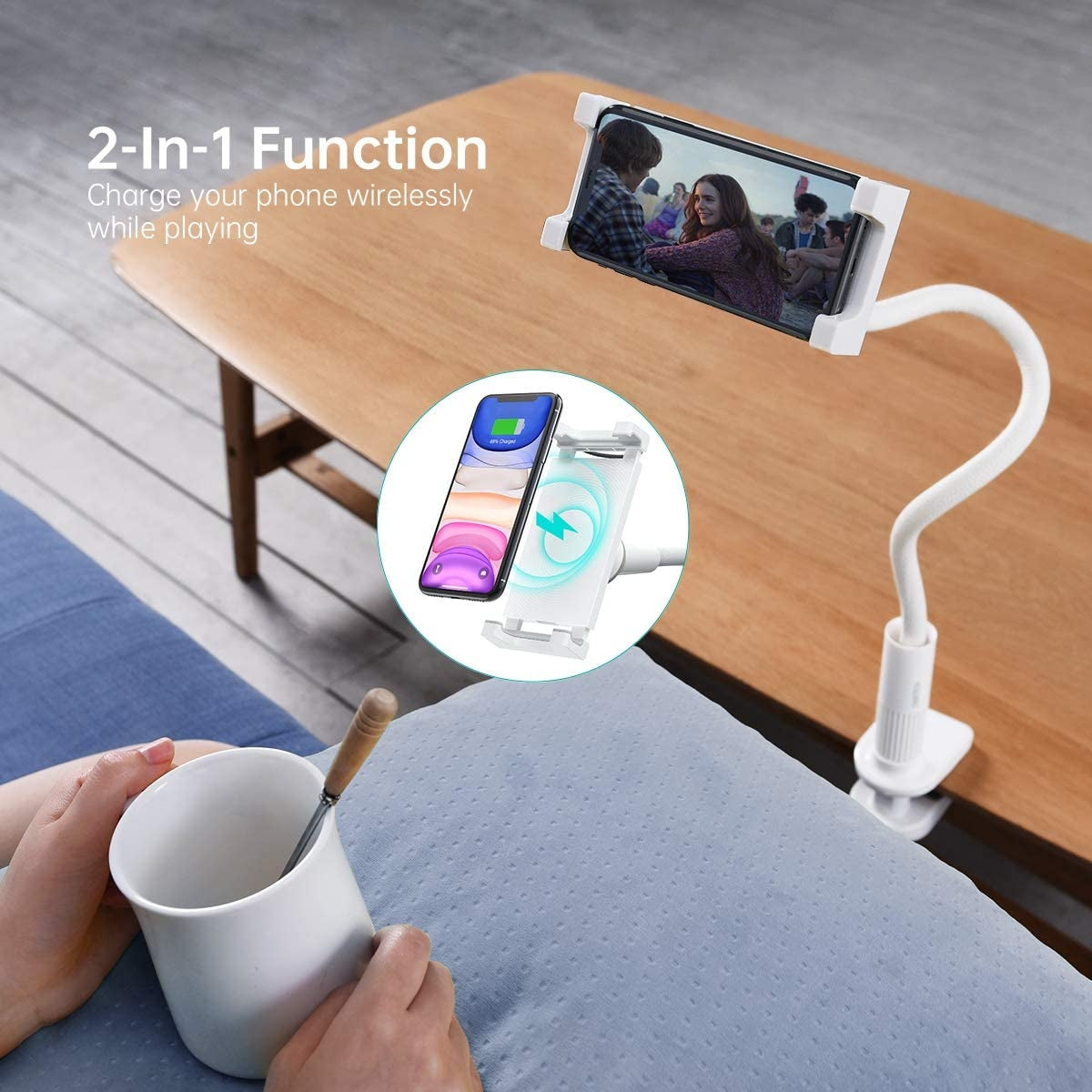 CHOETECH T548-S Wireless Charger with Flexible Holder Deals499