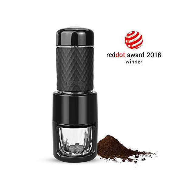 STARESSO Coffee Maker Red Dot Award Winner Portable Espresso Cappuccino Quick Cold Brew Manual Coffee Maker Machines All in One - Black Deals499