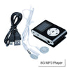 Mini Clip 16G MP3 Music Player With USB Cable & Earphone Silver Deals499