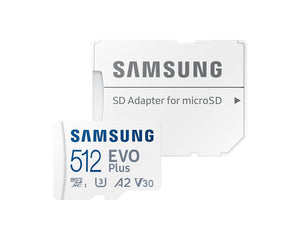 SamSung 512GB MB-MC512KA EVO Plus microSD Card 130MB/s with Adapter Deals499