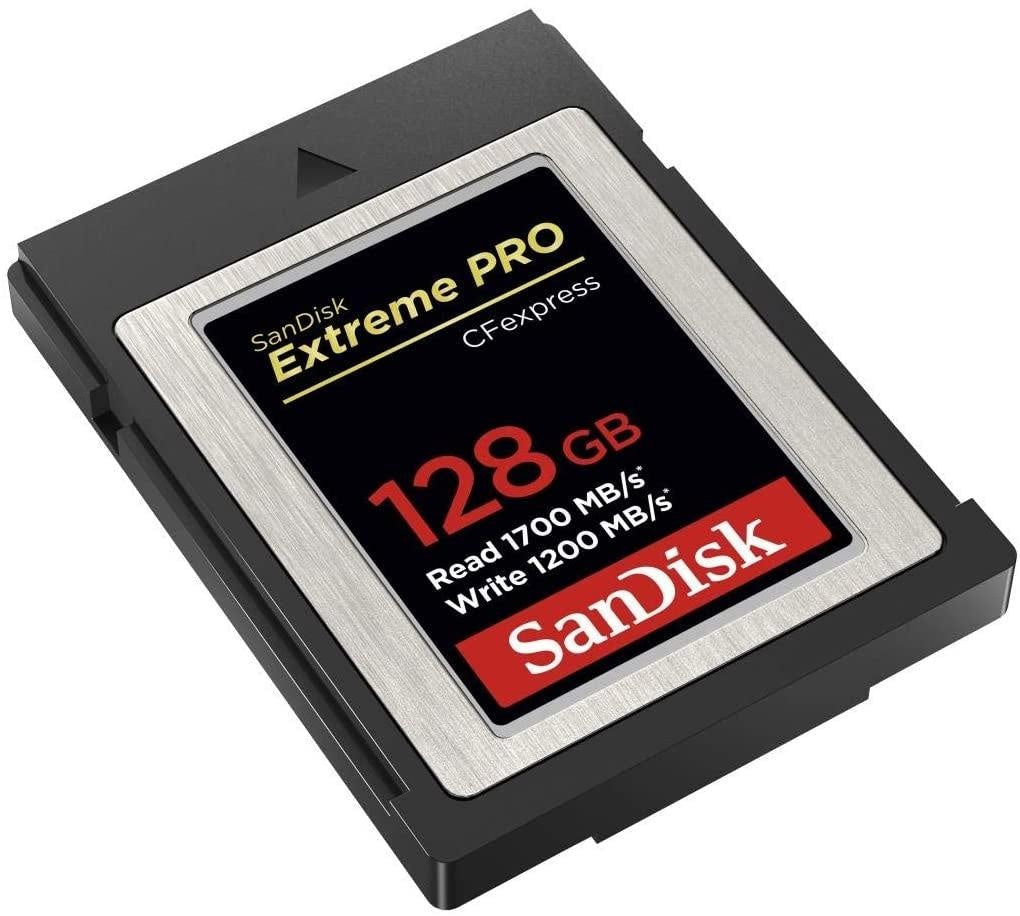 SanDisk 128GB Extreme PRO CFexpress Card Type B - SDCFE-128G-GN4NN READ 1700 MB/S WRITE 1200MB/S Deals499
