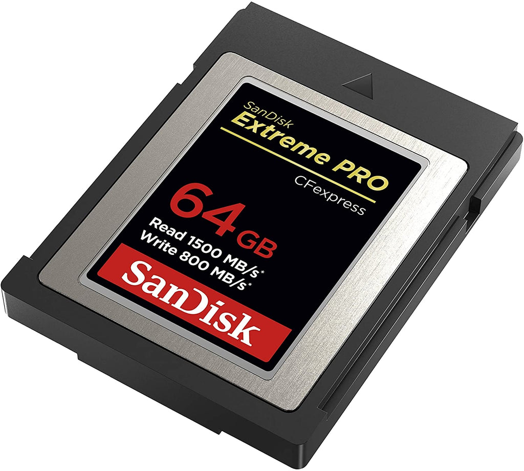 SanDisk 64GB Extreme PRO CFexpress Card Type B - SDCFE-064G-GN4NN READ 1500 MB/S WRITE 800MB/S Deals499