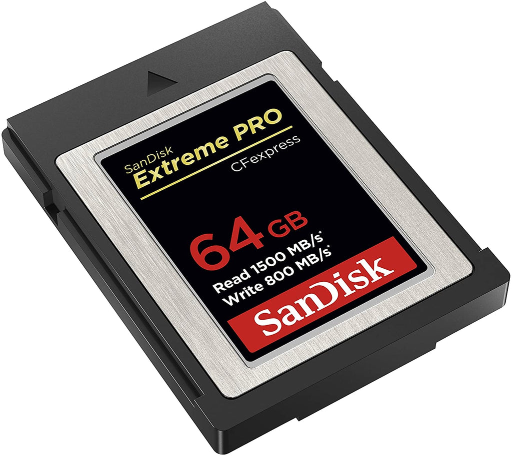 SanDisk 64GB Extreme PRO CFexpress Card Type B - SDCFE-064G-GN4NN READ 1500 MB/S WRITE 800MB/S Deals499