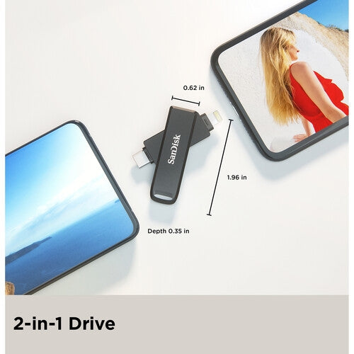 SanDisk 64GB iXpand Flash Drive Luxe (SDIX70N-064G) Deals499