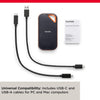 SanDisk 1TB Extreme PRO Portable SSD V2 (SDSSDE81-1T00-G25) Deals499