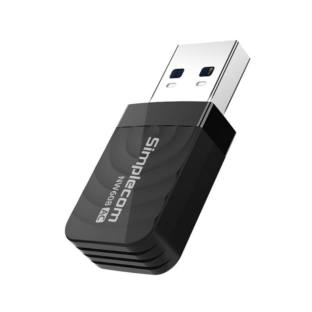 Simplecom NW608 Wi-Fi 5 AC1300 Dual Band USB 3.0 Wireless Adapter Deals499