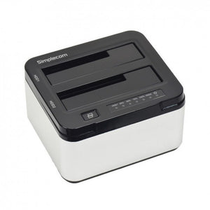 Simplecom SD322 Dual Bay USB 3.0 Aluminium Docking Station for 2.5" and 3.5" SATA HDD Silver Deals499