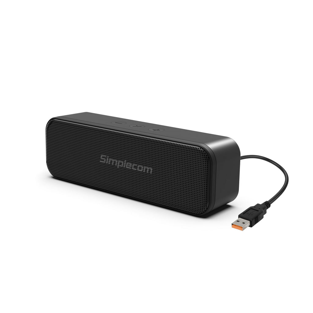 Simplecom UM228 Portable USB Stereo Soundbar Speaker Plug and Play with Volume Control for PC Laptop Deals499