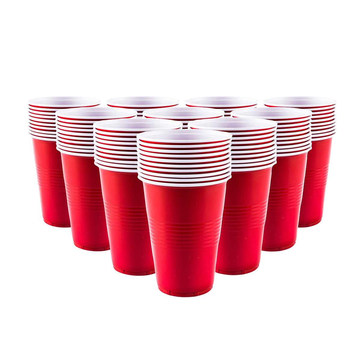 Party Central 480PCE Red Party Cups Disposable Large Rim High Quality 450ml Deals499