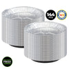 Home Master 144PCE Aluminium Foil Trays Round Premium Quality 22.5cm Deals499