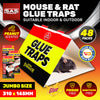 SAS Pest Control 48PCE Mice Rat Traps Peanut Scented Poison Free Non-Toxic Deals499