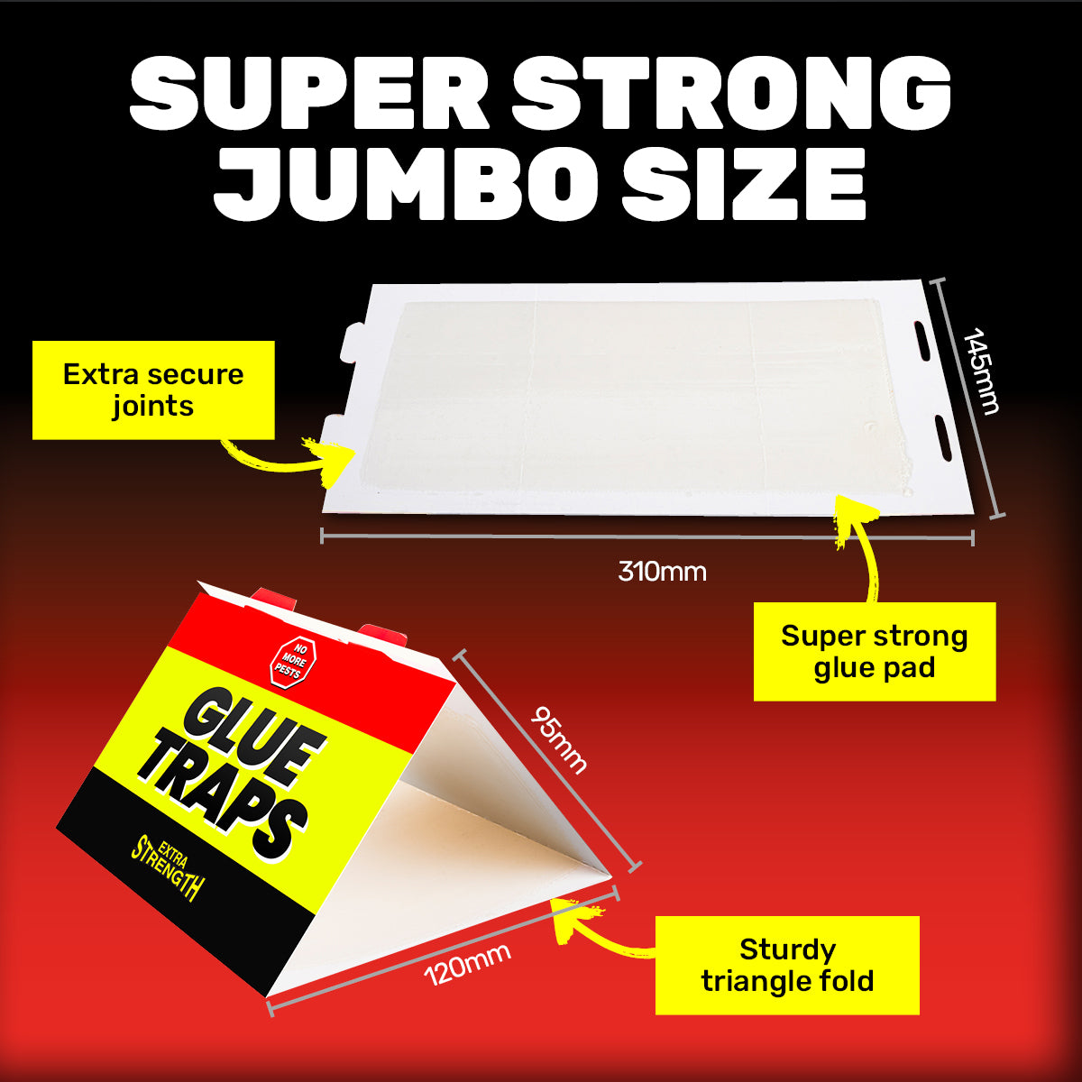 SAS Pest Control 48PCE Mice Rat Traps Peanut Scented Poison Free Non-Toxic Deals499