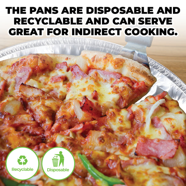 Home Master 72PCE Aluminium Pizza Foil Trays Durable Premium Quality 37.5cm Deals499