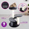 Pet Basic 3 Level Cat Scratching Tower &amp; Cosy Bed Scratch Climb 65 x 40cm Deals499