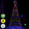 Christmas By Sas 3m Tree Shaped LED Multicoloured Solar Lights & Metal Frame Deals499