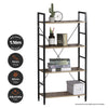 Home Master Display Shelf 4 Tier Sleek Modern Industrial Design 1.16m Deals499