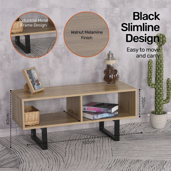 Home Master Coffee Table Wide Dual Storage Stylish Modern Design 1m Deals499