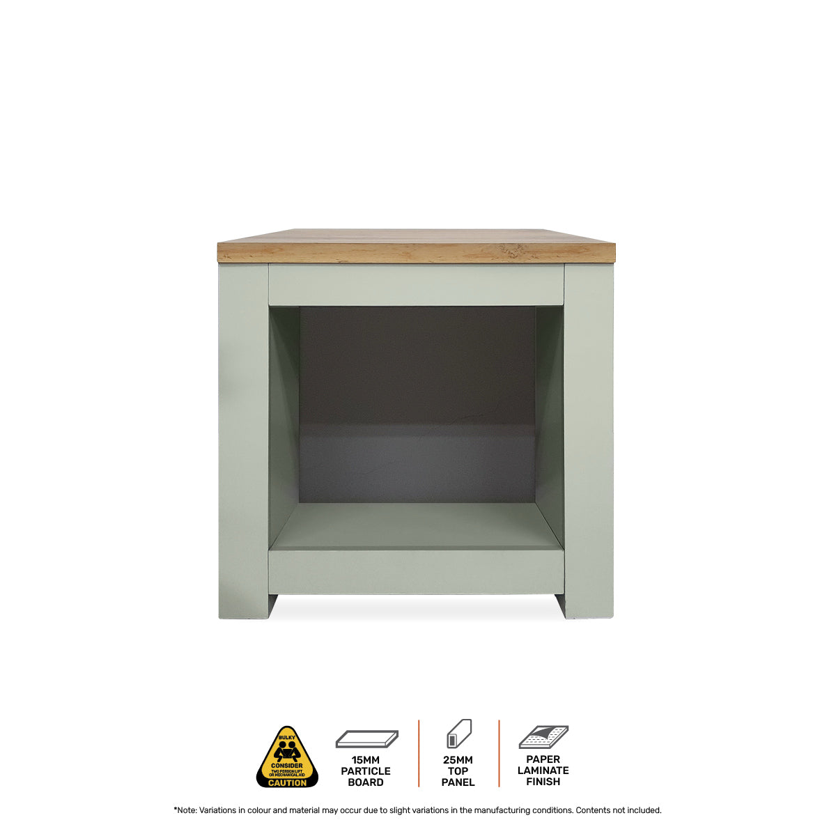 Home Master Winchester Two Tone Side Table Stylish Flawless Design 44 x 48cm Deals499