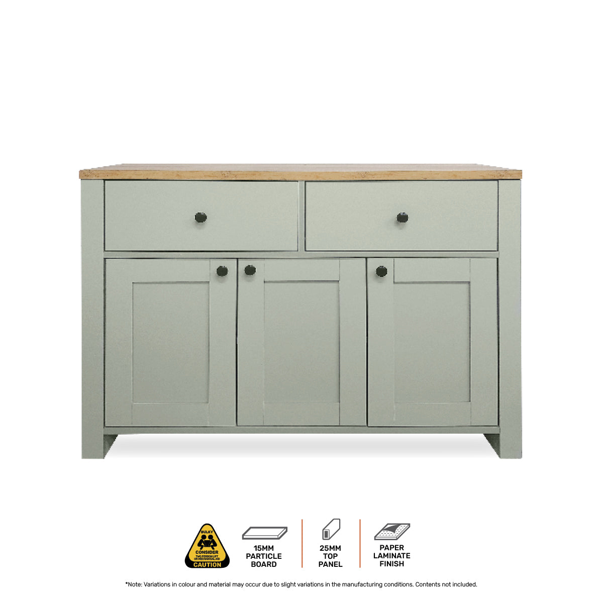 Home Master Winchester Two Tone Sideboard Stylish Flawless Design 110cm Deals499