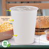 Party Central 900PCE White Paper Cups Disposable Leak Resistant 350ml Deals499