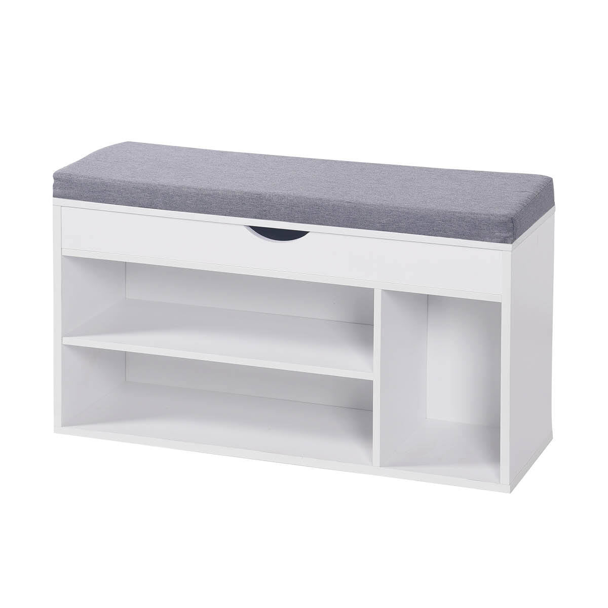 Home Master 2-In-1 Storage/Shoe Cabinet With Padded Cushion Bench 80cm Deals499