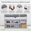 Home Master 2-In-1 Storage/Shoe Cabinet With Padded Cushion Bench 80cm Deals499