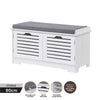 Home Master Storage/Shoe Cabinet With Removable Padded Cushion Seating 80cm Deals499