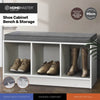 Home Master Storage/Shoe Bench With Padded Cushion Seating 90cm Deals499