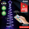 SAS Electrical 1.8m 3D Spiral Christmas Tree Remote Controlled Indoor/Outdoor Deals499
