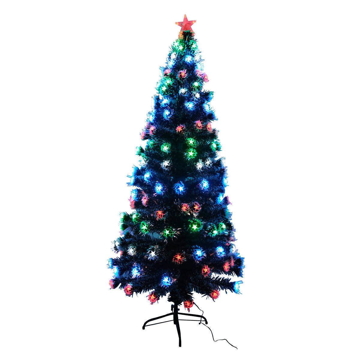 Christmas By Sas 1.8m Pine Tree 210 Multi-Colour LED Lights With 8 Functions Deals499