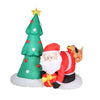 Christmas By Sas 2m Santa Puppy & Tree Built-In Blower Bright LED Lighting Deals499