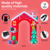 Christmas By Sas 2.4 x 2.09m Christmas Arch Self Inflating Bright LED Lights Deals499