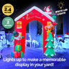 Christmas By Sas 2.4 x 2.09m Christmas Arch Self Inflating Bright LED Lights Deals499