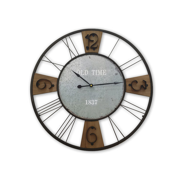 Home Master Wall Clock Large Vintage Design Stylish Metal Accents 60cm Deals499