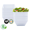 Home Master 48PCE Melamine Bowls Square Lightweight Durable Strong 20cm Deals499