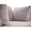 Sunshine Single Sofa Love Chair Fabric Swivel Armchair - Steel Deals499