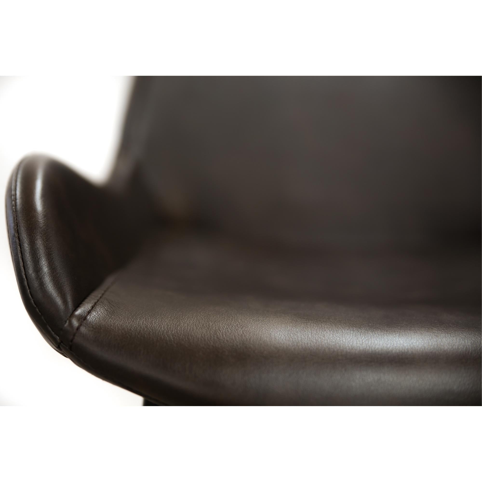 Brando  Set of 4 PU Leather Upholstered Bar Chair Metal Leg Stool - Brown Deals499