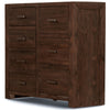 Catmint Tallboy 7 Chest of Drawers Pine Wood Bed Storage Cabinet - Grey Stone Deals499