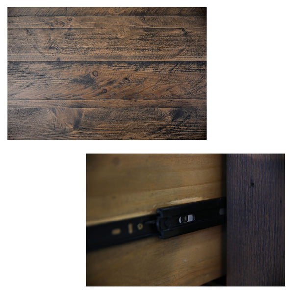 Catmint Dresser 6 Chest of Drawers Solid Pine Wood Storage Cabinet - Grey Stone Deals499
