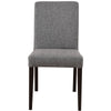 Catmint Dining Chair Set of 4 Fabric Upholstered Solid Acacia Wood - Granite Deals499