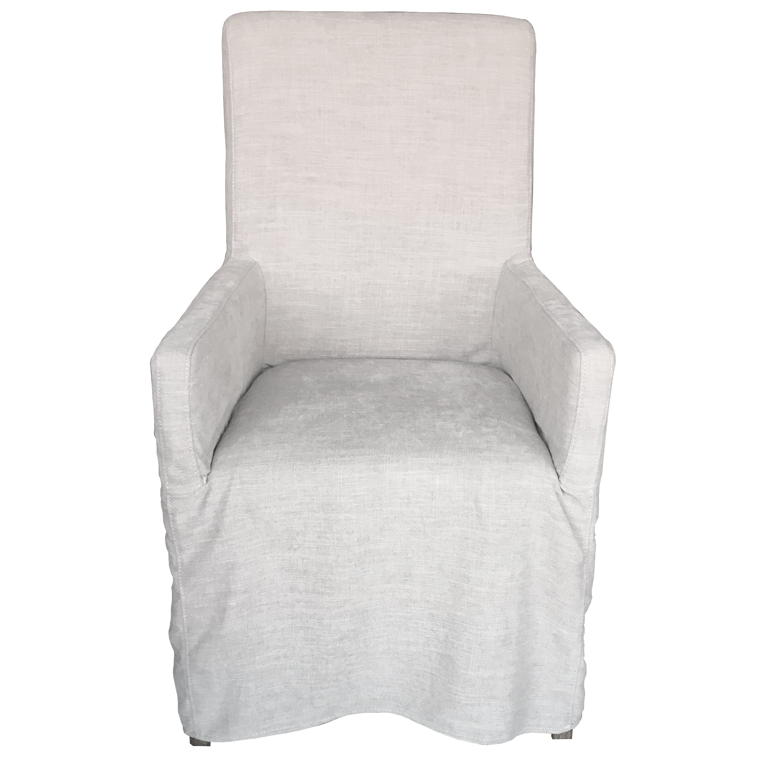 Ixora  Dining Chair Set of 10 Fabric Slipcover French Provincial Carver Timber Deals499