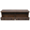 Florence  ETU Entertainment TV Unit 180cm 2 Drawer Solid Mango Timber Wood Deals499