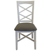 Daisy Dining Chair Set of 2 Solid Acacia Timber Wood Hampton Furniture - White Deals499