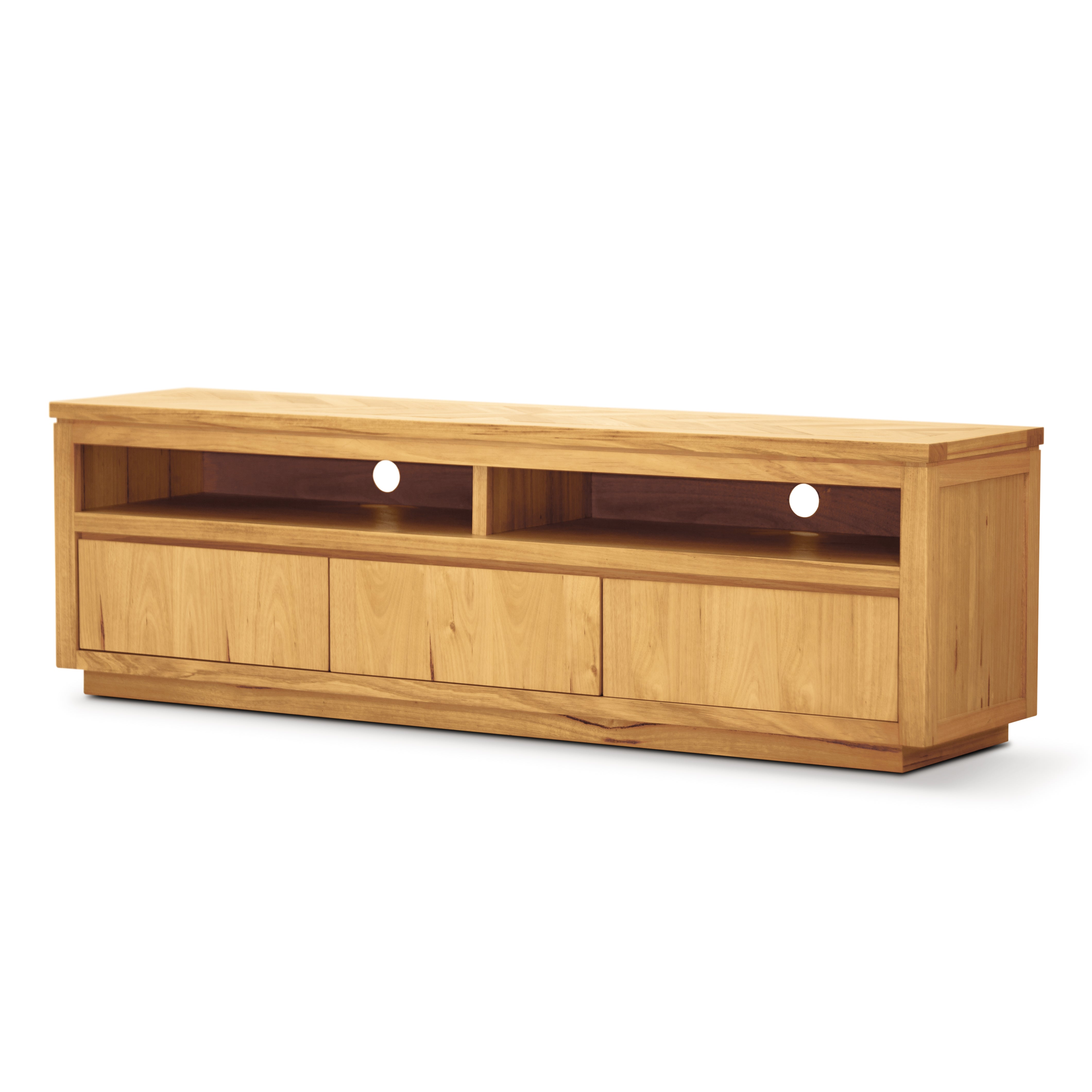 Rosemallow ETU Entertainment TV Unit 185cm 3 Drawer Solid Messmate Timber Wood Deals499