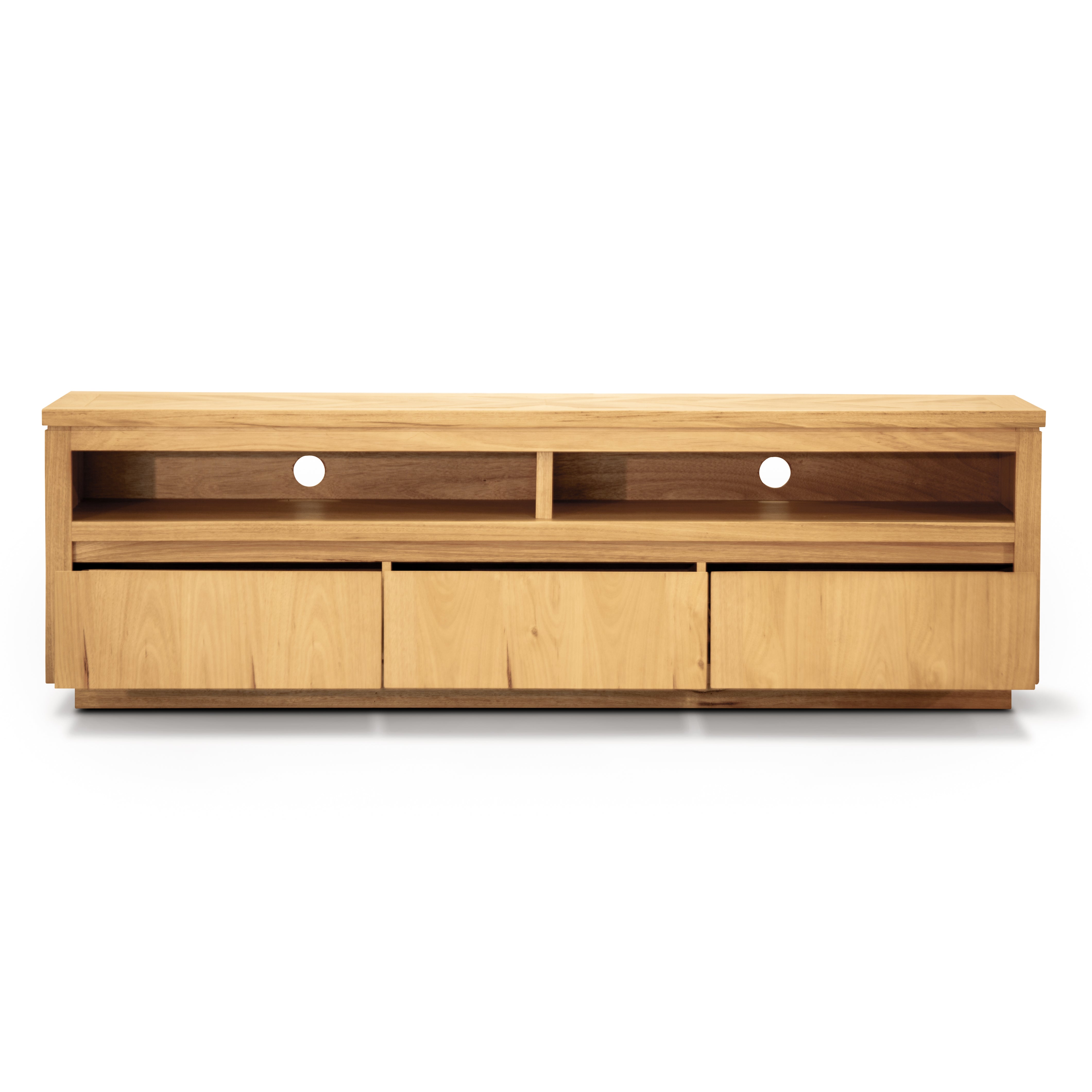 Rosemallow ETU Entertainment TV Unit 185cm 3 Drawer Solid Messmate Timber Wood Deals499
