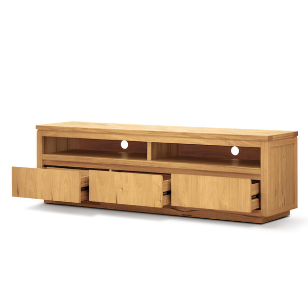 Rosemallow ETU Entertainment TV Unit 185cm 3 Drawer Solid Messmate Timber Wood Deals499